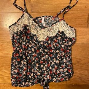 Flowery tank top